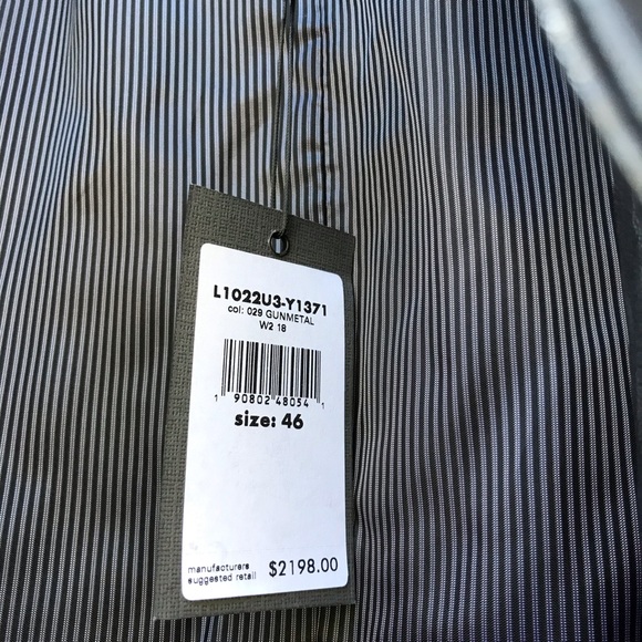 John Varvatos crinkled leather jacket size46 USA36 - Picture 10 of 10